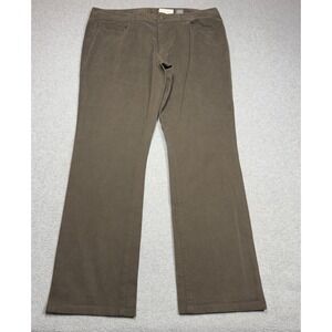 J Hilburn Pants Mens 38x31 Straight Leg 5 Pocket Sueded Twill Chestnut Brown